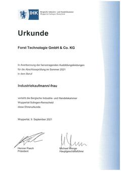 IHK Auszeichnung