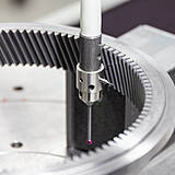 Messung eine geräumten Hohlrades zur Qualitätssischerung