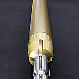 Schaft eines Drallräumwerkzeugs mit Mitnahmenuten zur Übertragung des Drehmoments