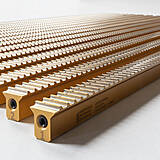 Räumleisten mit TiN-Beschichtung